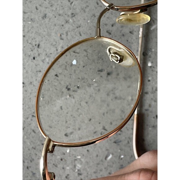 TI Flex T1512 1512 Caramel Eyeglasses Frames ONLY 48-18-135 Oval full rim gold - Picture 11 of 12